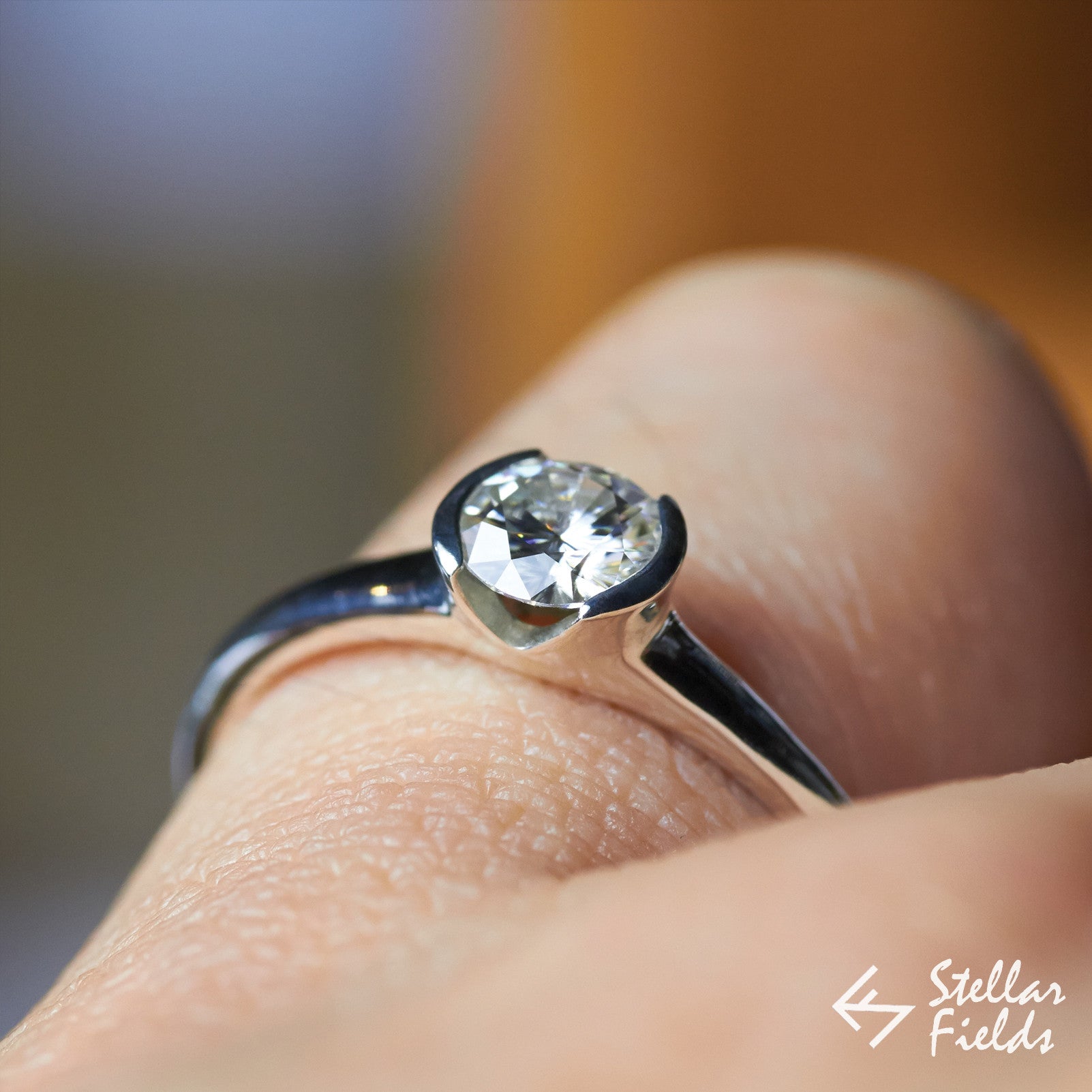 Gold Single Stone Diamond Engagement Ring – Moira Patience Fine Jewellery